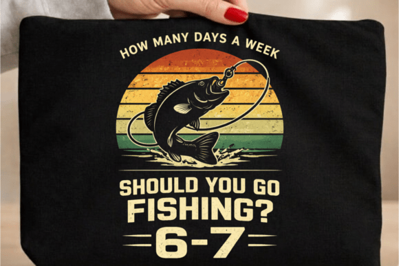 Funny Retro Fishing 67 Meme PNG: A Catch for Designers