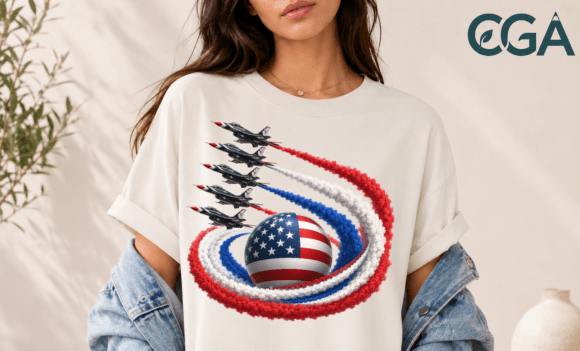 Patriotic Jet Airshow American Flag PNG: A Dynamic Asset for High-Impact Designs