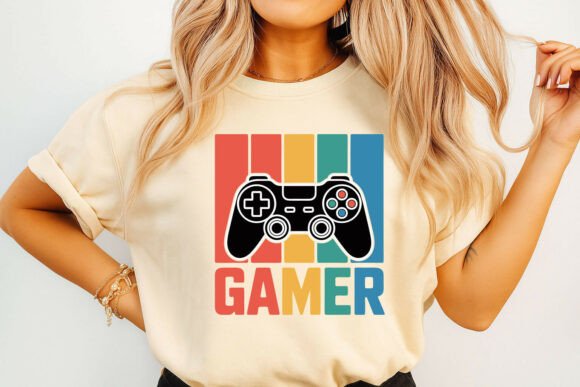 Retro Gamer Controller Design Element: A Dose of Digital Nostalgia