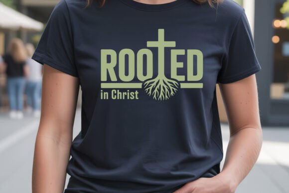 Rooted in Christ Faith SVG Clip & Design Bundle